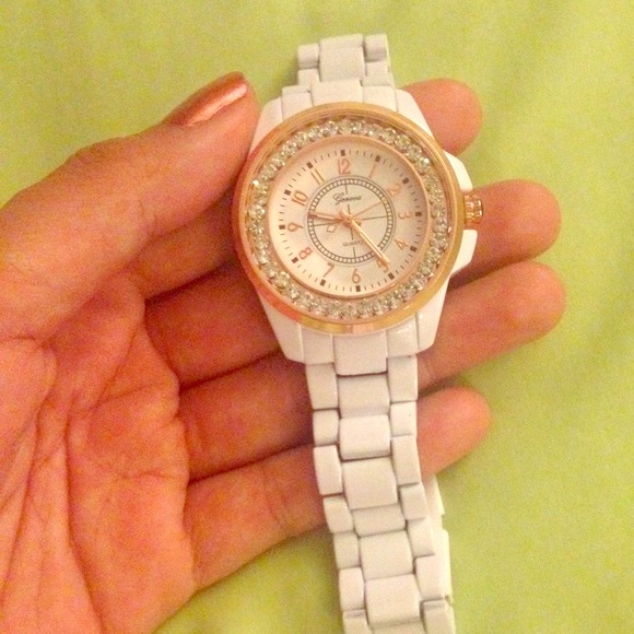 Geneva watch with crystals.