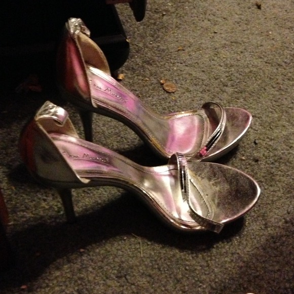 Silver heels