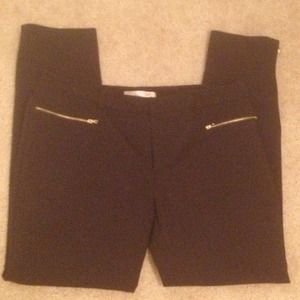 ❌SOLD❌ Straight Leg Slacks w/ Gold Zippers❌SOLD❌