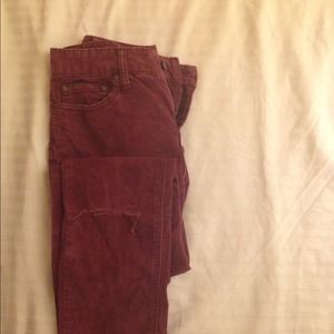 Hold-Zara shirt and Anthropology jeans