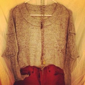 All saints cropped sweater