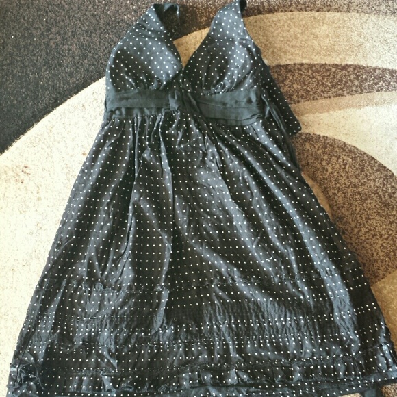 Specklers Dresses & Skirts - Black polka dot summer dress