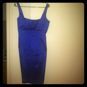 Calvin Klein purple/blue cocktail dress.