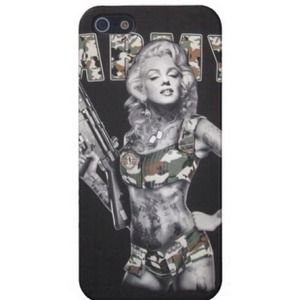 Marilyn Monroe Army Girl iPhone 5 Case