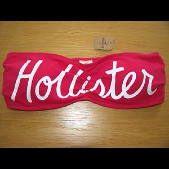 Pink hollister bandeau