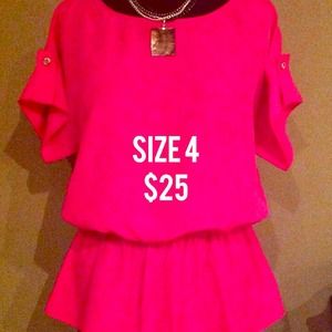 Michael kors top with peplum