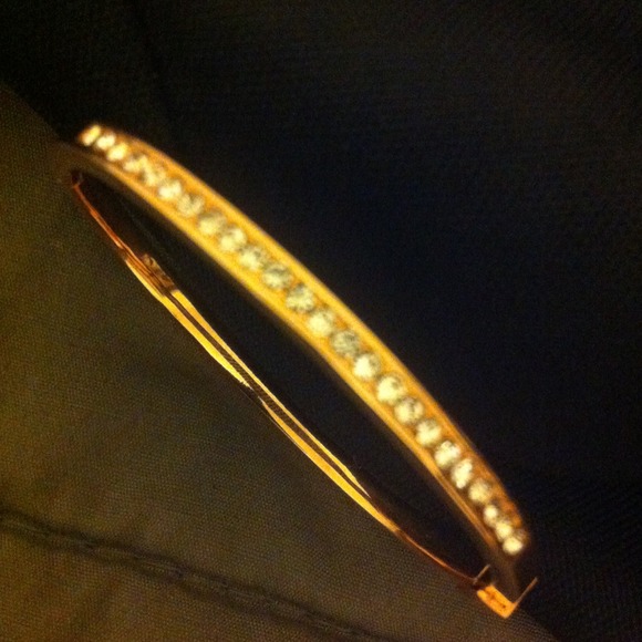Stainless steel bracelet color gold rose
