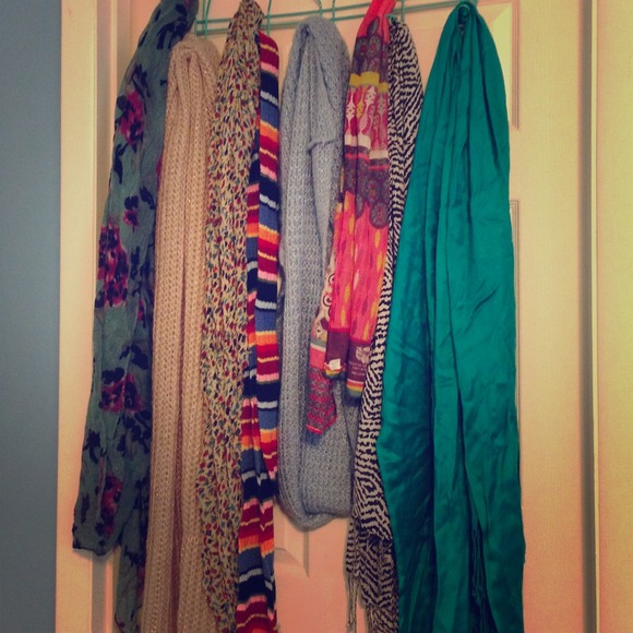 Many scarves