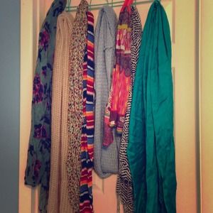 Many scarves