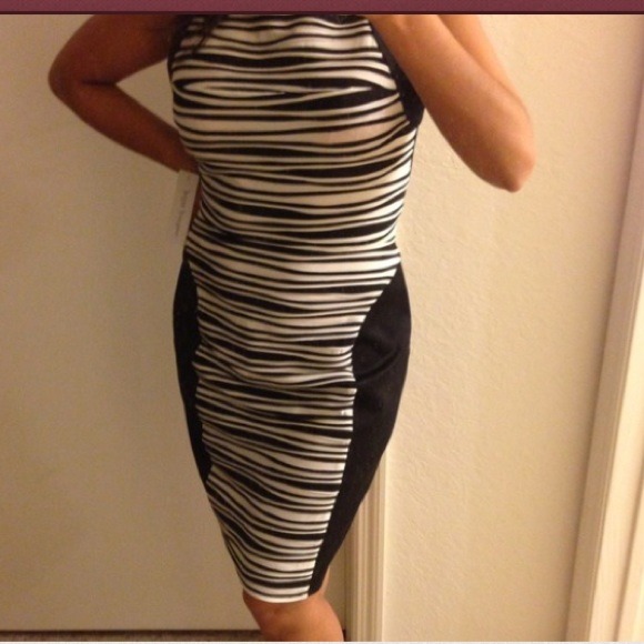 Black and white dress