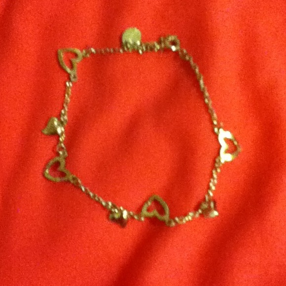 Silver anklet