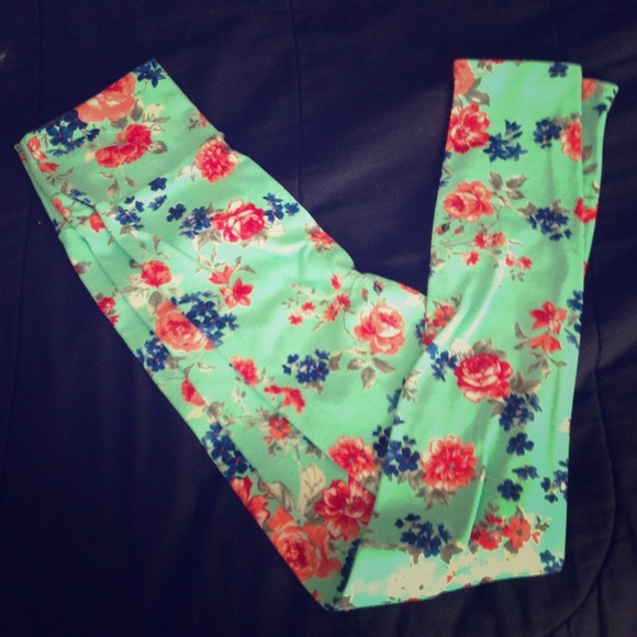 Floral leggings