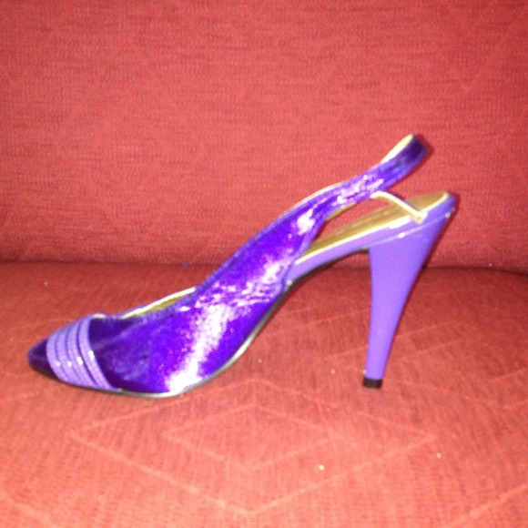 Charlotte Russe Purple Heels