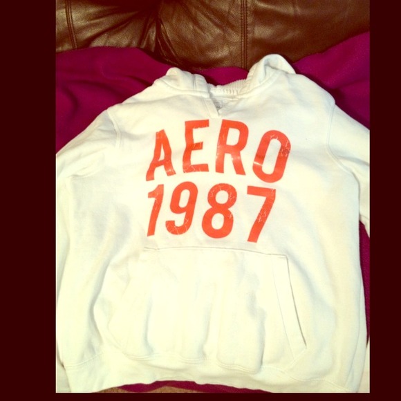 ****RESERVED*****Aeropostale white hoodie