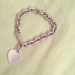 Tiffany and Co. Inspired heart bracelet