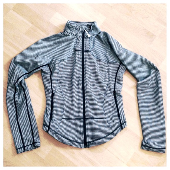 lululemon athletica Jackets & Blazers - Lululemon Forme Jacket - black & white gingham