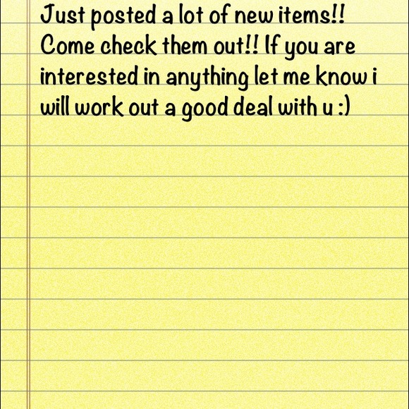 New items!!