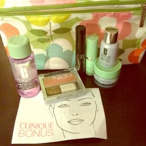 Clinique travel bag. FREE with purchase of $40+