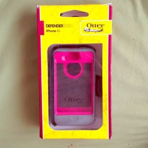 Pink and gray iPhone 4/4S Otterbox