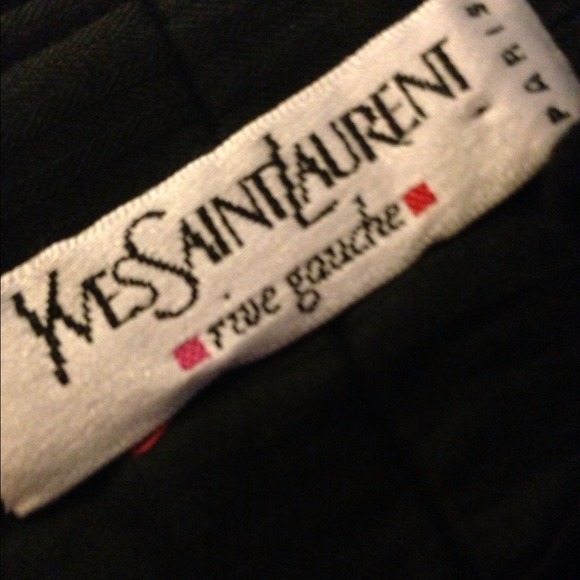 Tom Ford for YSL Velvet Trousers F36 Fits 0 - Picture 2 of 4