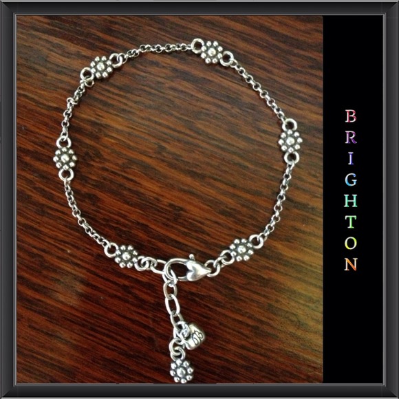 🔴HOLD Anitay Silver La Vie en Rose Ankle Bracelet