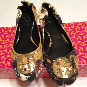 ReservedTory Burch Wally Print Ballet Shoes!