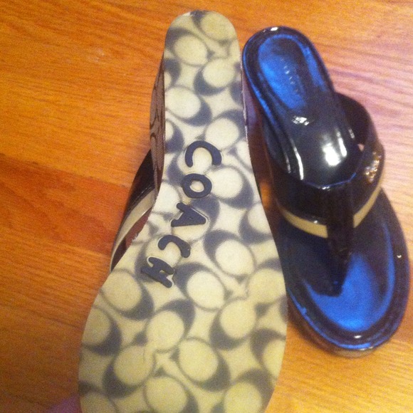 Coach wedge sandals - Picture 2 of 3