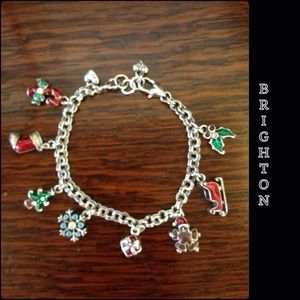 🔴REDUCED🔴 Silver & Enamel Christmas Bracelet