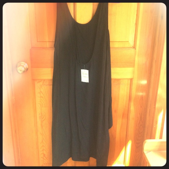 Nordstrom High low black dress