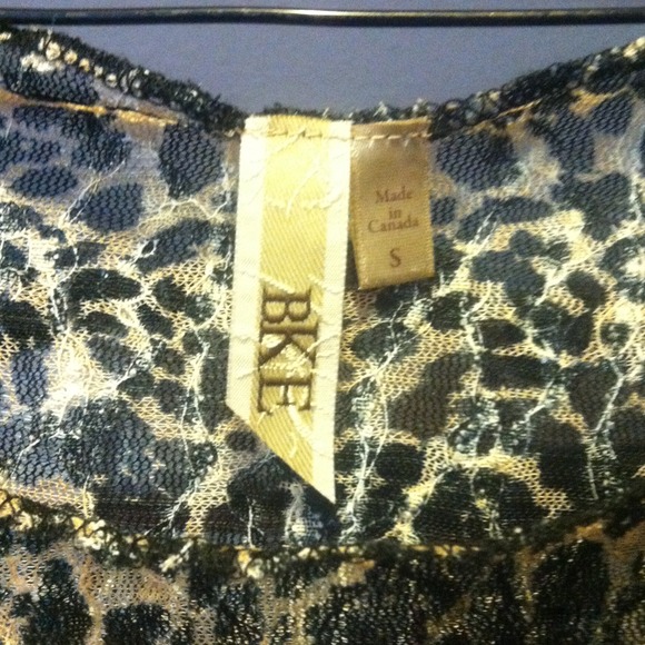 BKE leopard print see through top - Picture 4 of 4