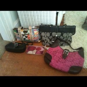 All Authentic Coach bags