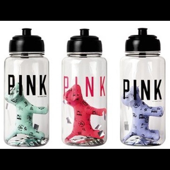 Victoria's Secret pink water bottle