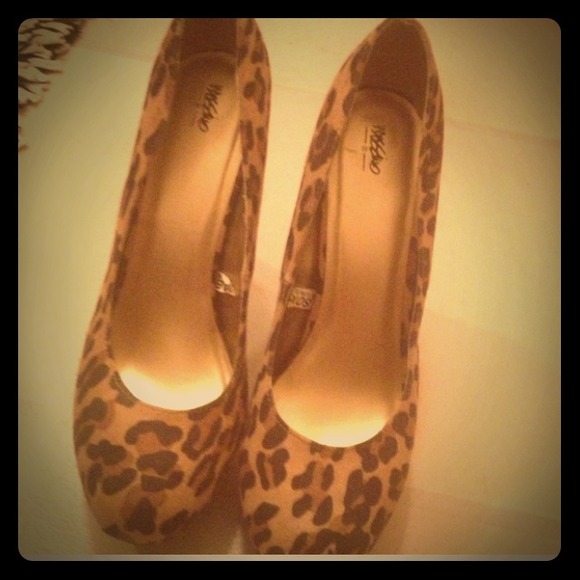 Cheetah print heels