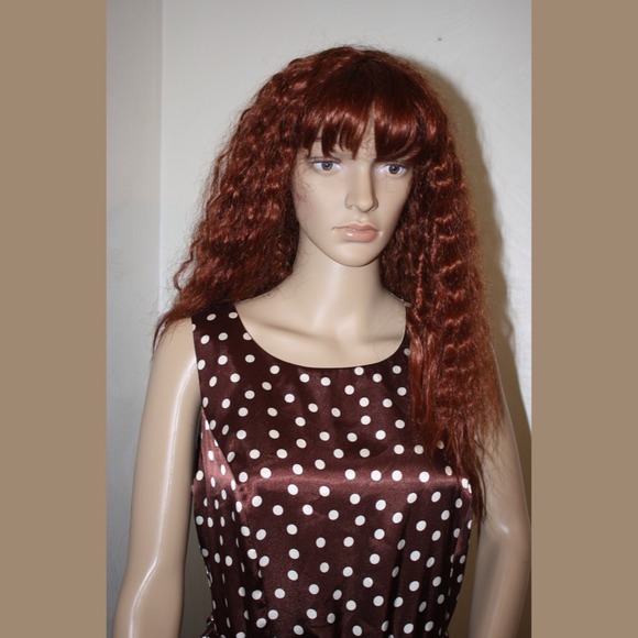 Brown Polka-Dot Dress - Picture 3 of 3