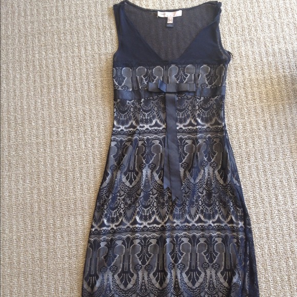 MANGO party lace dress. XXS/XS.