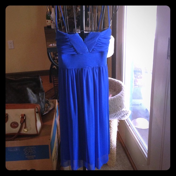 Jodi Kristopher royal blue formal dress