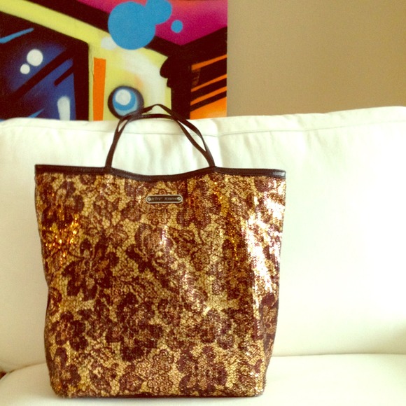 Betsy Johnson sparkly flower school bag⬇reduced⬇