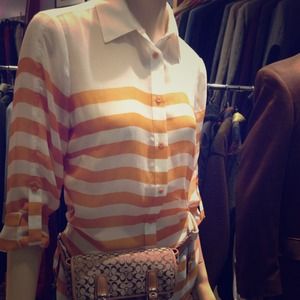 SOLD ------> Bebe Silk Shirt