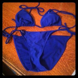 Cute blue swim suit