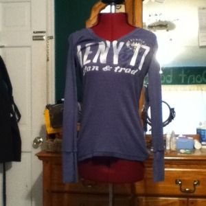 Navy long sleeve shirt