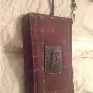 Coach wristlet