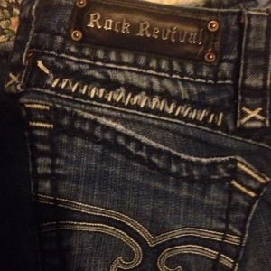Rock revival jeans size 28 perfect condition