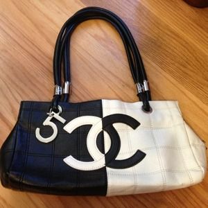 Black and white bag