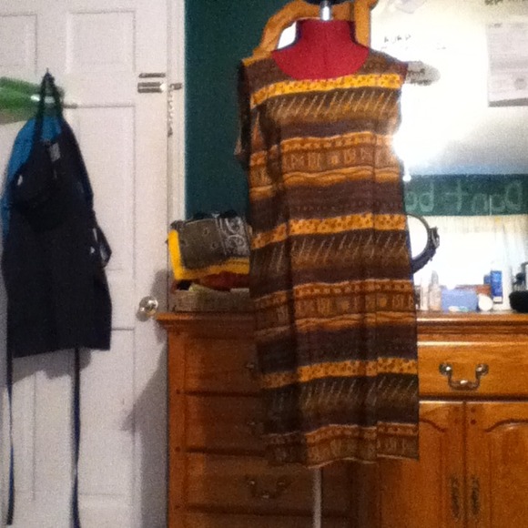 Tribal print dress