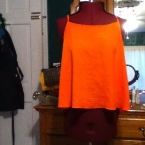 Orange tank top