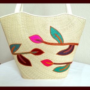 🚫SOLD🚫Handmade Straw Handbag