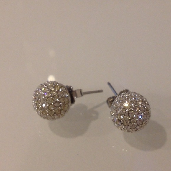 Nadri Pave Ball Earrings