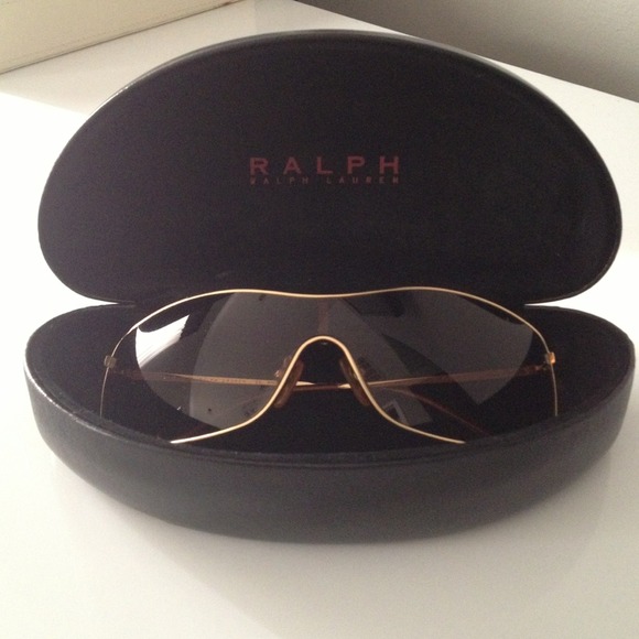 Original!!! Ralph Lauren sunglasses w/ gold frame main image 4