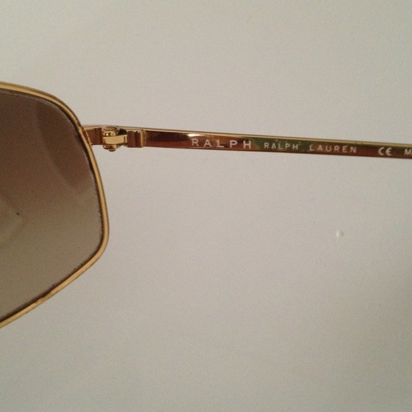 Original!!! Ralph Lauren sunglasses w/ gold frame