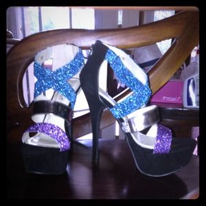 NBW strappy heels from shoedazzle